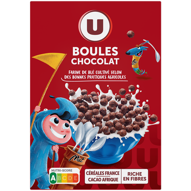 Céréales boules chocolat, 375g