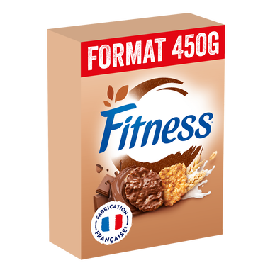 Céréales chocolat lait FITNESS - 450g