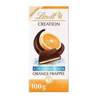 Tablette de chocolat Création noir orange frappée LINDT 150g