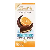 Tablette de chocolat Création noir orange frappée LINDT 150g