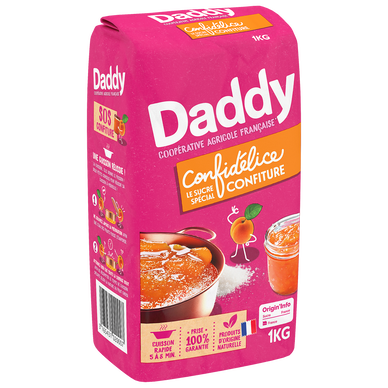 Sucre spécial confitures Confidélice DADDY, paquet de 1kg