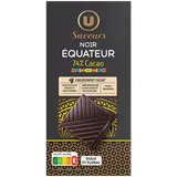 Chocolat noir 74% de cacao d'Equateur  Tablette de 100g