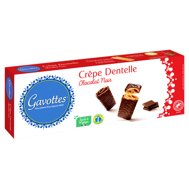 Crêpe dentelle au chocolat noir GAVOTTES, 90g