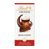 Chocolat au lait fourré saveur Irish Coffee LINDT, Tablette de 150g
