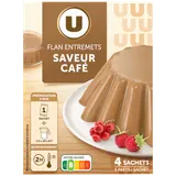 Les entremets préparation pour flan café  4 doses, 180g