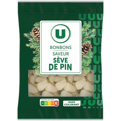 Bonbons sève de pin  sachet de 250g