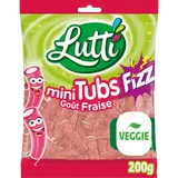 Bonbons Fili-Tubs piquants à la fraise LUTTI - Sachet de 200g