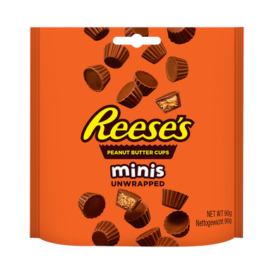 Mini cups chocolat et beurre de cacahuètes REESE'S 90g