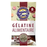 Gélatine feuilles SAINTE LUCIE, x12