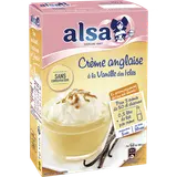 Préparation pour crème Anglaise à la vanille des Isles ALSA, 3 sachets300g