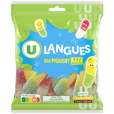 Confiserie Langues acides - sachet 200g