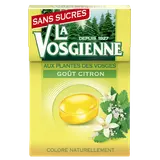 Bonbons goût citron sans sucres LA VOSGIENNE, boîte 49g