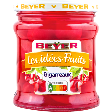 Bigarreaux au sirop, BEYER, bocal de 320ml, 165g
