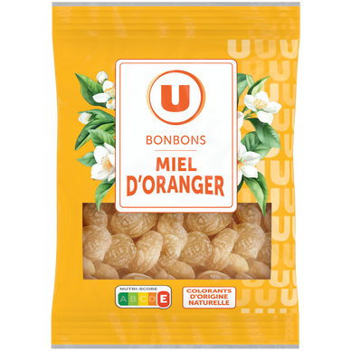 Bonbons au miel d'oranger  sachet de 250g