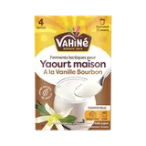 Ferments lactiques pour yaourt maison vanille VAHINE 4x5g 20g