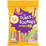 Bonbons Tubes fourrés qui piquent XL, 180g