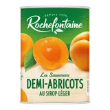 Demi abricots au jus ROCHEFONTAINE, boîte 4/4, 480g