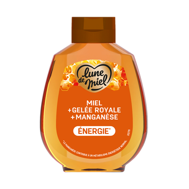 Miel + gelée royale énergie LUNE DE MIEL, squeezer 230g