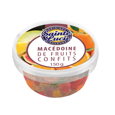 Macédoine de fruits confits SAINTE LUCIE, 150g