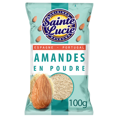 Amandes en poudre d'Espagne SAINTE LUCIE, 100g