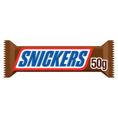 Barre chocolat Caramel cacahuètes SNICKERS 50g