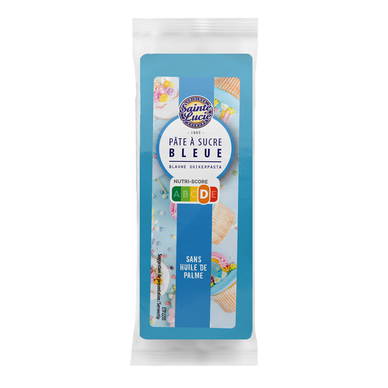 Pâte a sucre bleue SAINTE LUCIE, 100g