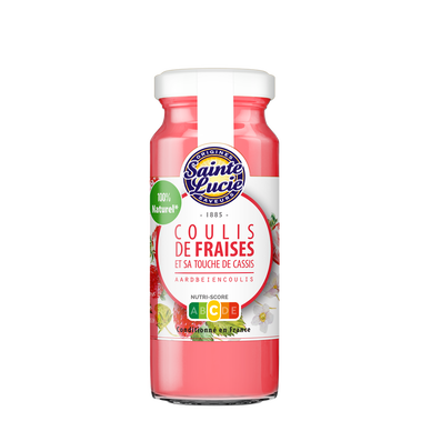 Coulis fraise cassis