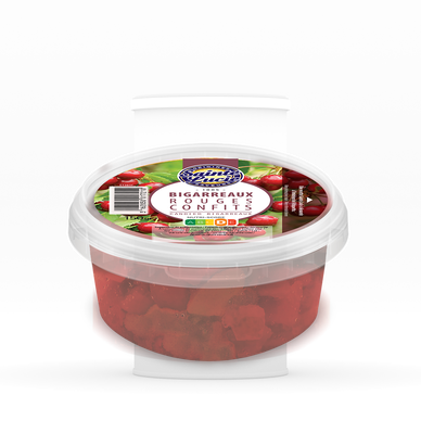 Bigarreaux rouges confits SAINTE LUCIE, 150g