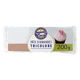 Pâte d'amandes tricolore SAINTE LUCIE, 200g