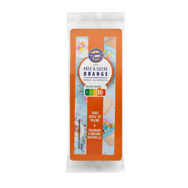 Pâte a sucre orange