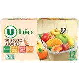 Compote s/sucres ajoutés multivariété - 12x90g, 1,080kg