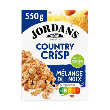Céréales country crisp mélange de noix JORDANS 550g