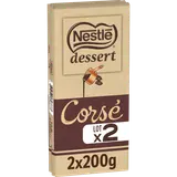 Chocolat noir corsé pâtissier NESTLE DESSERT - 2 tablettes de 200g