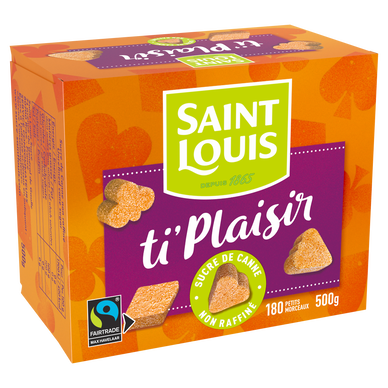 Ti'Plaisir sucre de canne non raffiné équitable SAINT LOUIS, 500g