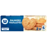 Palmiers feuilletés U, 100g