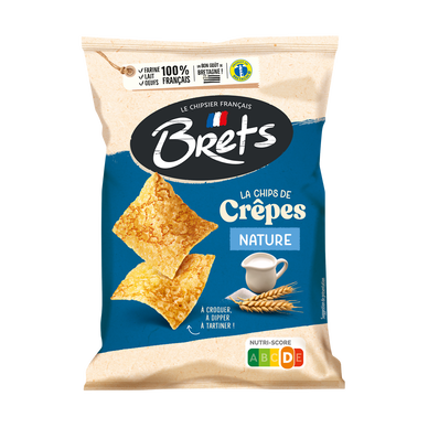 La chips de crêpes nature BRETS 100g