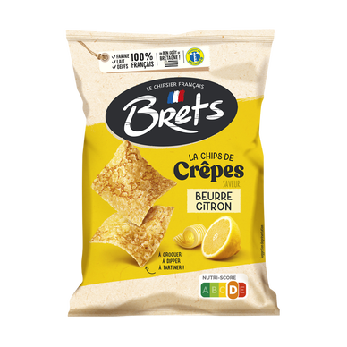 Chips de crêpes beurre citron BRETS 100g