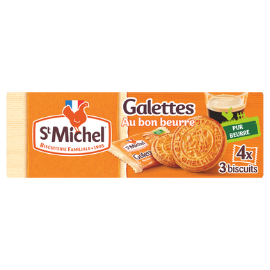 Galettes au beurre - ST MICHEL - 16x2 biscuits - 208g