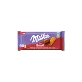 Tablette de chocolat au lait biscoff MILKA 90g