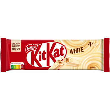KIT KAT white Nestlé, barres 4x41,5g, 166g