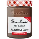 Pâte à tartiner noisettes et cacao au riz croustillant BONNE MAMAN, 330g