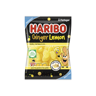 Bonbons Ginger lemon HARIBO, sachet 175g