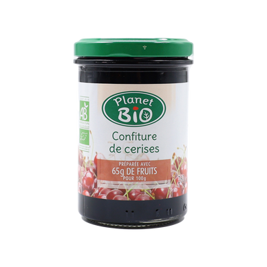 Confiture de cerises bio PLANET BIO 260g