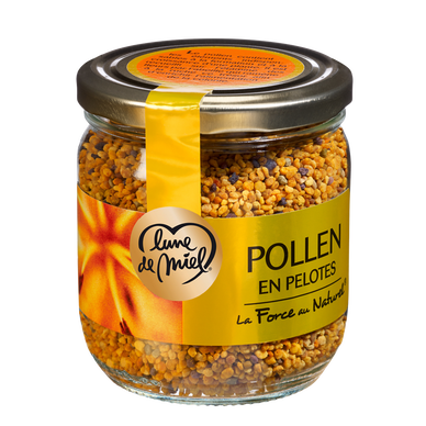 Pollen en pelotes LUNE DE MIEL, pot en verre de 250g