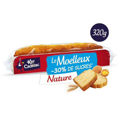 LE MOELLEUX nature -30% sucres KER CADELAC 320g