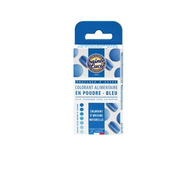 Colorant en poudre bleu SAINTE LUCIE, 5g