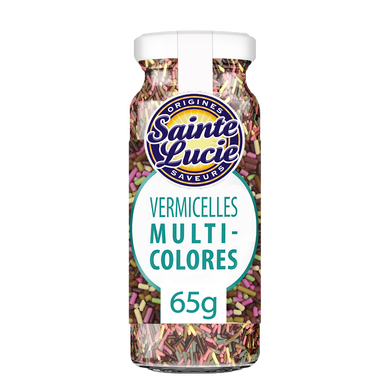 Vermicelles multicolores SAINTE LUCIE, 65g