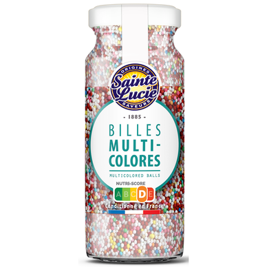 Billes colorées avec colorants naturels
