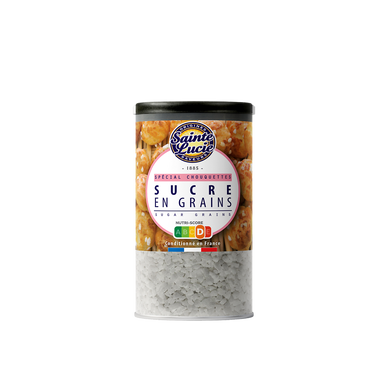 Sucre grains a chouquettes SAINTE LUCIE, 100g