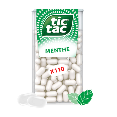 Bonbons TIC TAC x110 pastilles MENTHE - 54g